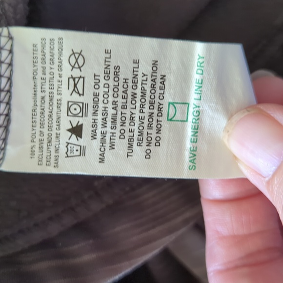 Majestic Thermabase Fleece Quarter Zip Sweatshirt S Black Gray - Picture 3 of 16